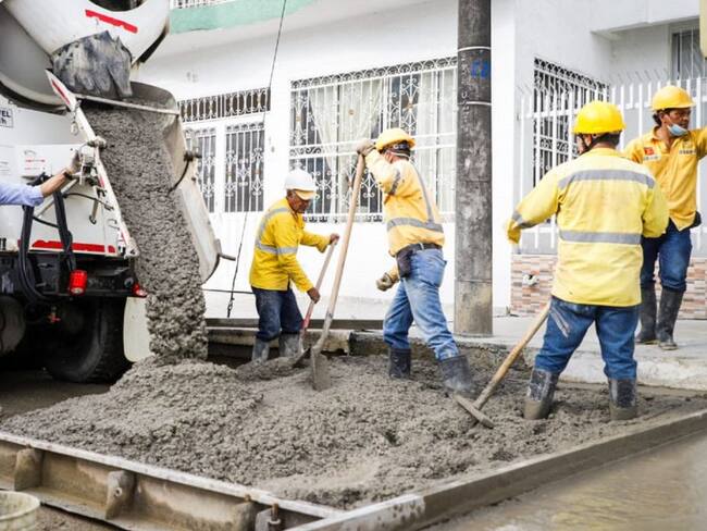 Mejoramiento de calles en los barrios