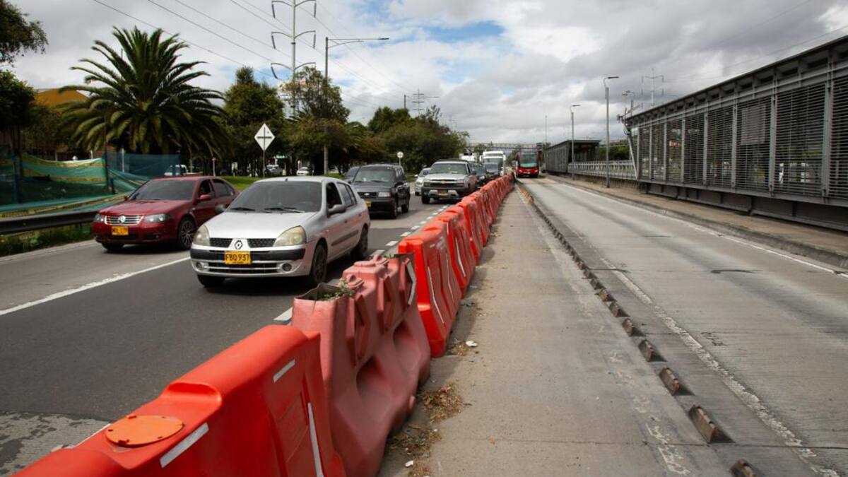 En Bogotá comienzan los trabajos para quitar los “maletines” de la Autopista Norte