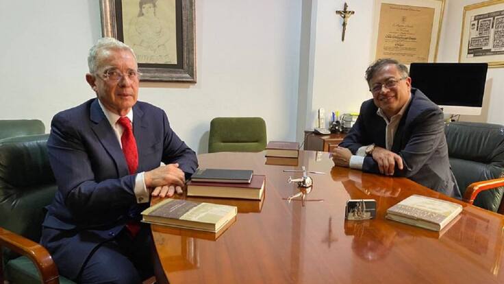 Propuestas a favor y en contra: Uribe tras reunión con Petro