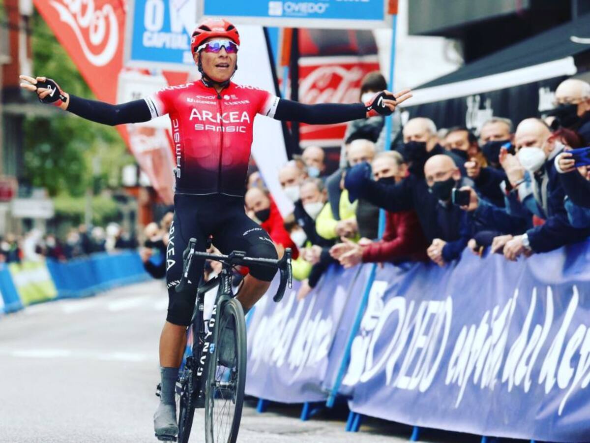 La primera del 2021: Nairo Quintana gana la Etapa 1 de la Vuelta a Asturias