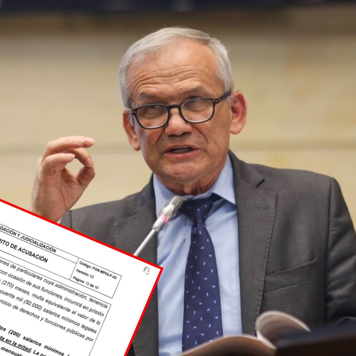Este es el escrito de acusación de Fiscalía contra Carlos Ramón González: “defraudó a la sociedad”