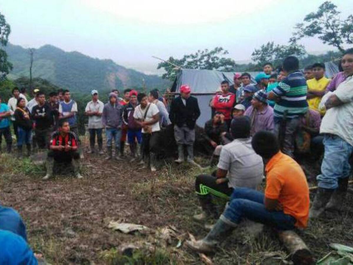 Indígenas U’was se comprometen a levantar protesta en planta de Gibraltar