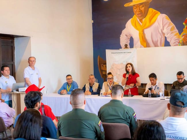 Décima Novena Sesión de la Comisión para la Coordinación y Seguimiento de los Procesos Electorales en Cauca. Crédito: Gobernación del Cauca.