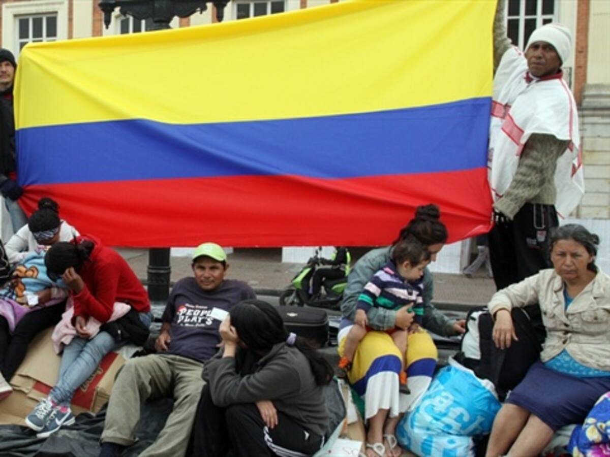El desplazamiento forzado se ha reducido en un 47 por ciento en el país