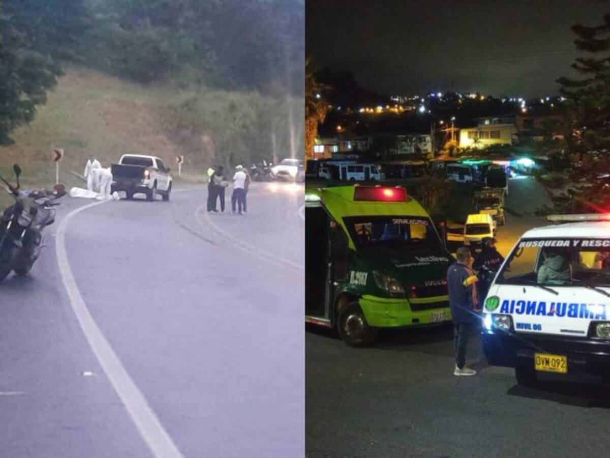 Dos muertos y cinco lesionados dejan los siniestros viales en Manizales y Caldas