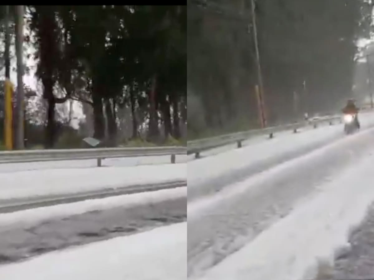 Movilidad en Bogotá: lluvias, granizo y vías afectadas