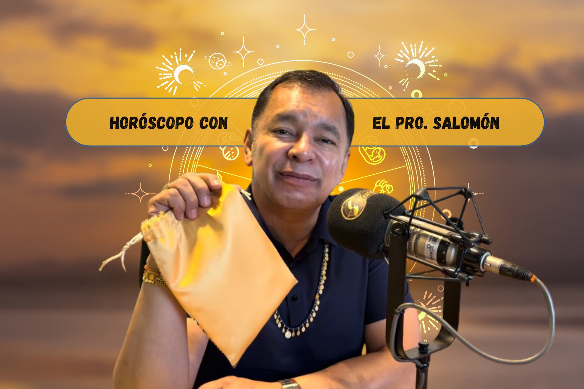Imagen del horóscopo tomada de Getty Imagenes (Autora: Surasak Suwanmake) // Imagen del Profesor Salomón tomada de youtube (Autor: Profesor Salomón)