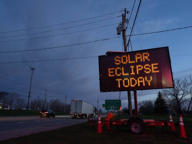 Eclipse solar total en Canadá - Getty