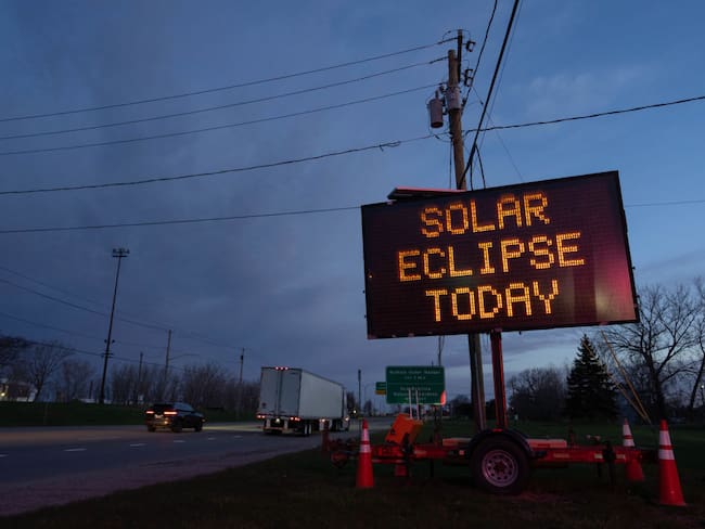 Eclipse solar total en Canadá - Getty