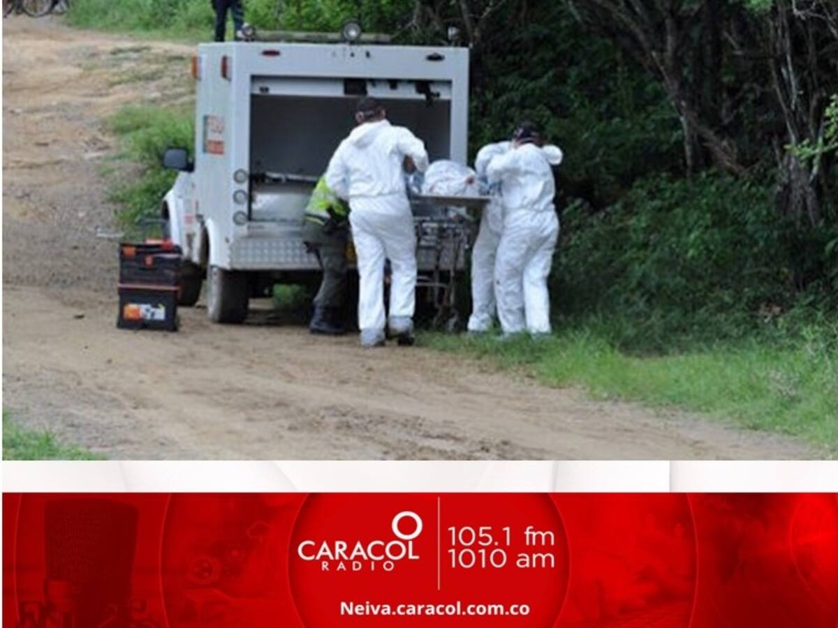 Se reportó otro homicidio en la zona rural de Neiva