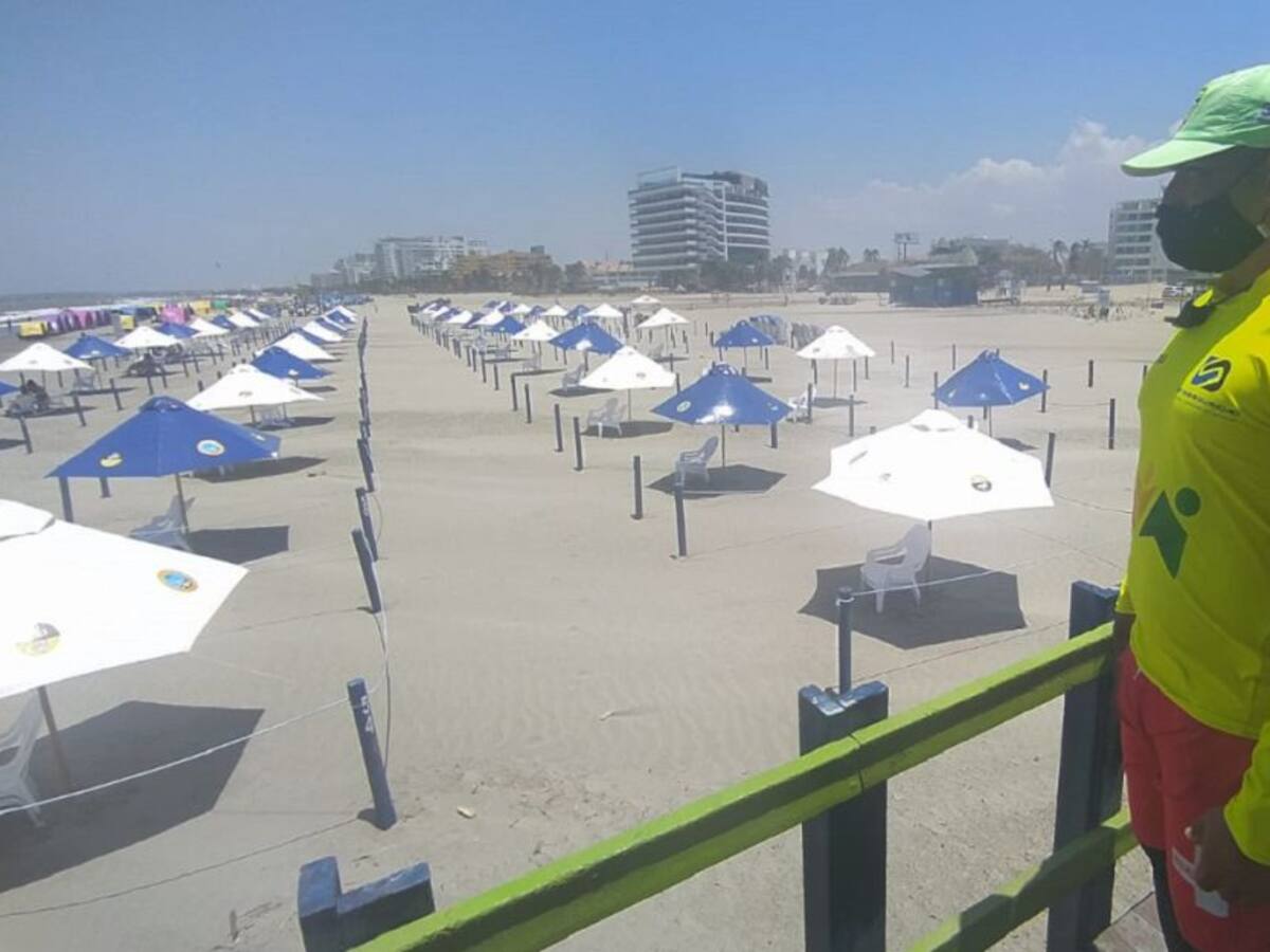 Uso de playas en Cartagena solo estará permitido en una sola jornada