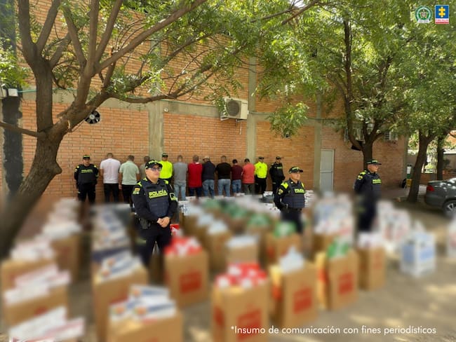 Judicializan a nueve personas señalados de vender cigarrillos de contrabando. / Foto: Fiscalía.