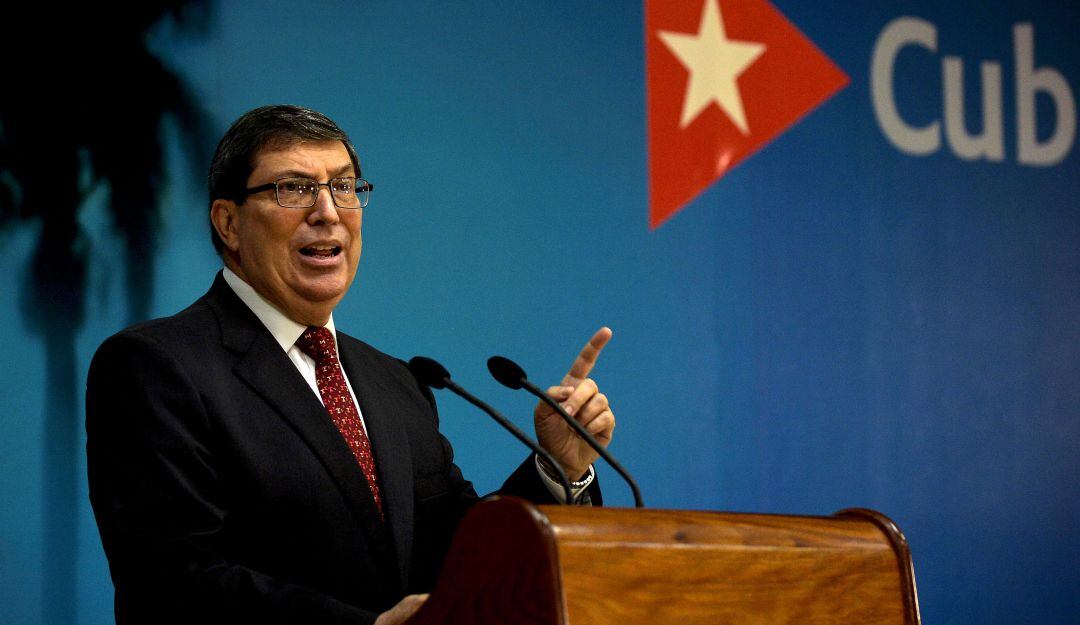Canciller cubano Bruno Rodríguez 