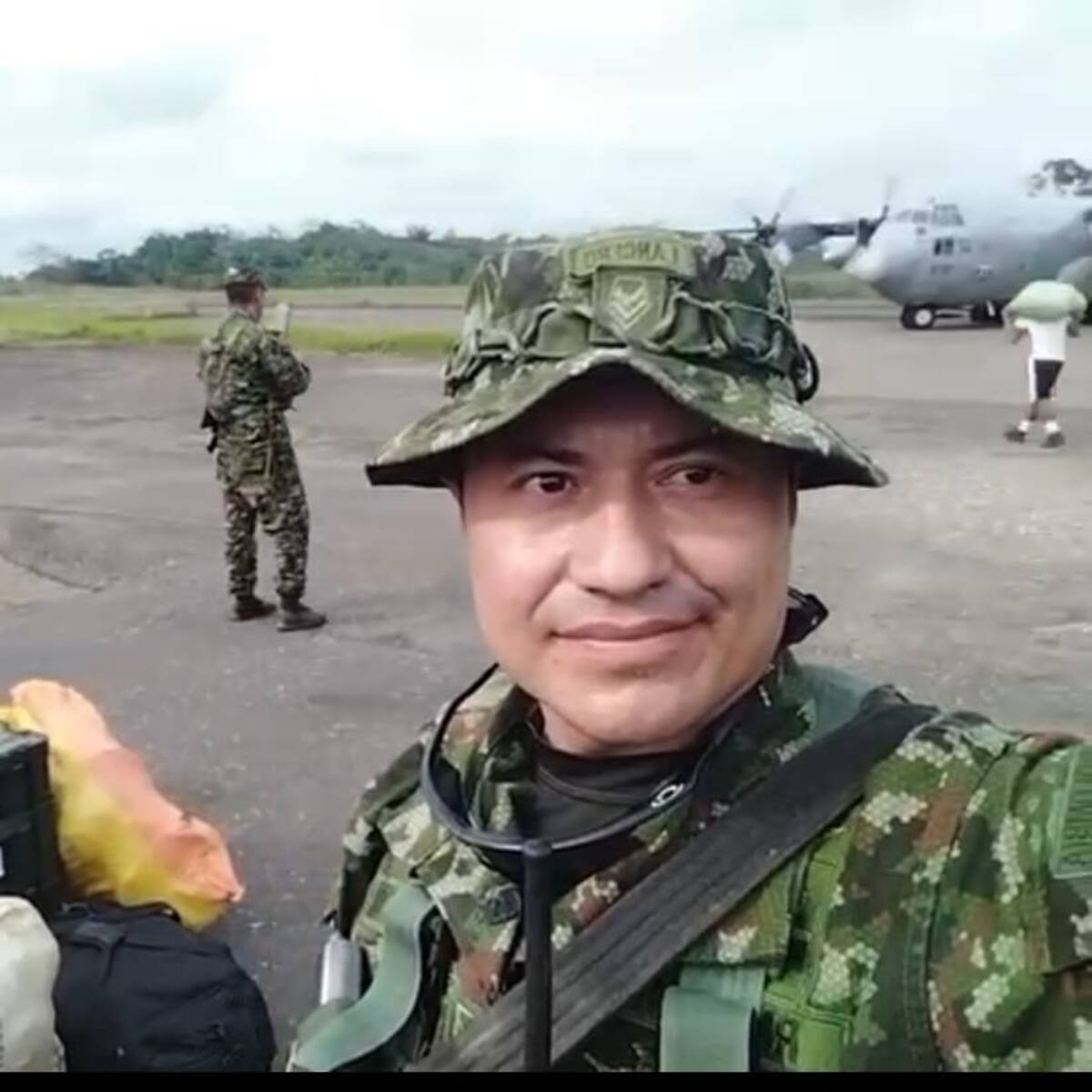 Cabo Rincón envió video a su hija en Calarcá, Quindío antes de abordar avión accidentado en Putumayo