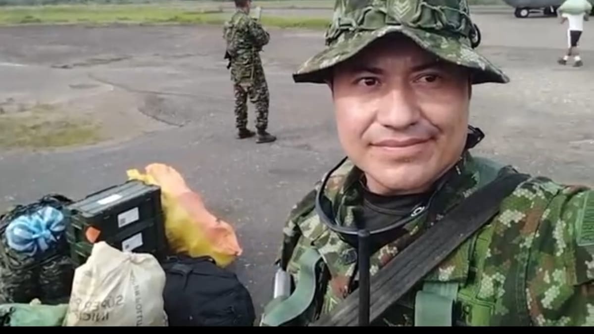 Cabo Rincón envió video a su hija en Calarcá, Quindío antes de abordar avión accidentado en Putumayo