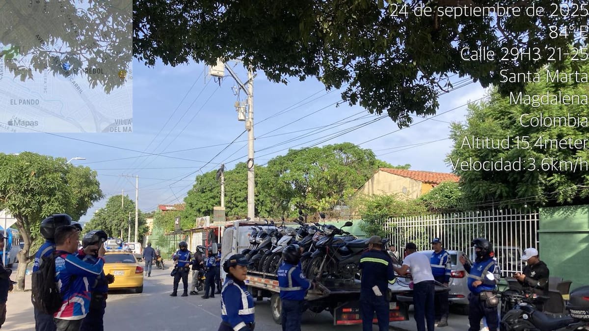 Denuncian presunto abuso de autoridad contra un motociclista en Santa Marta