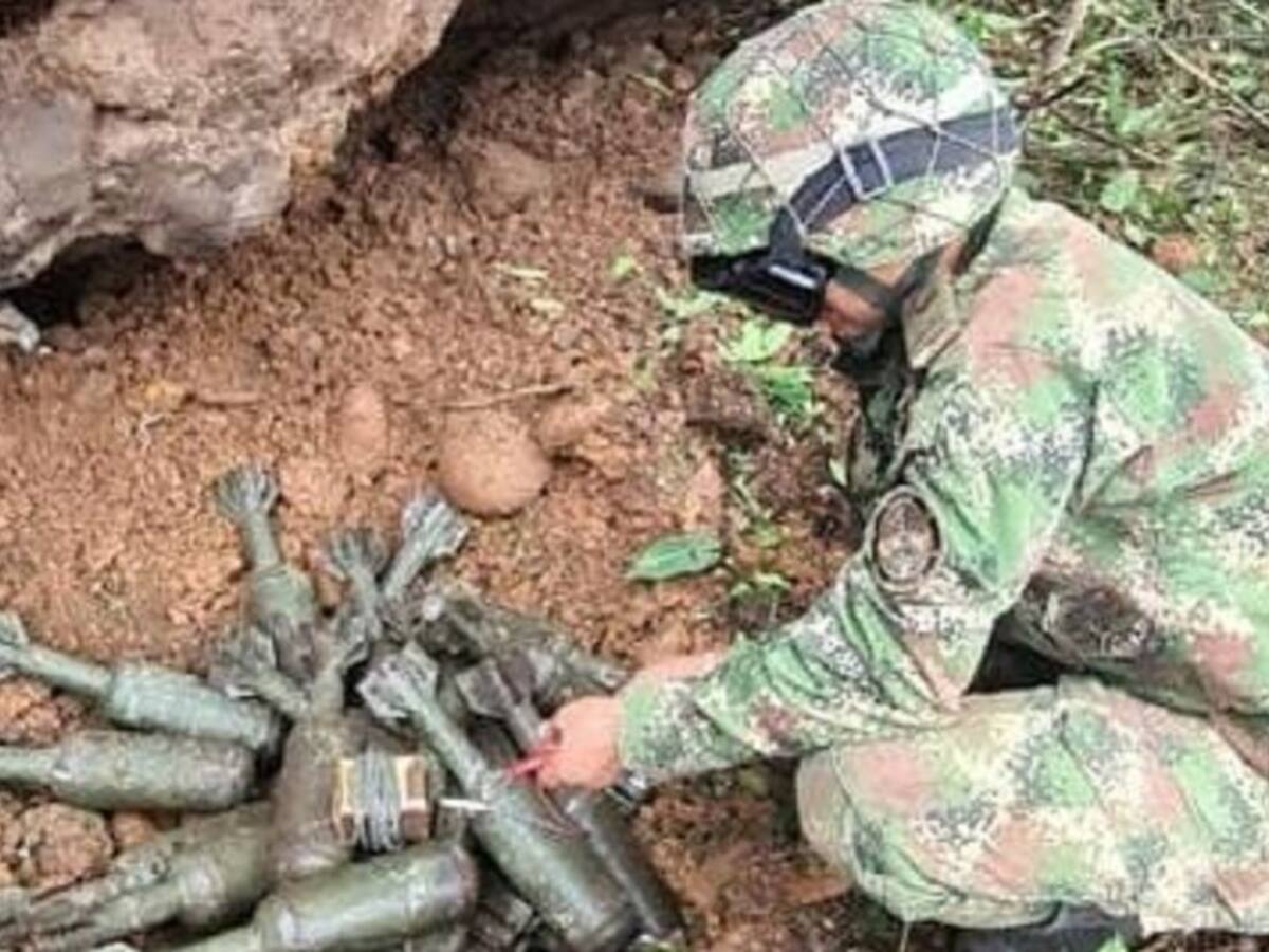 Incautan material de guerra en Nariño