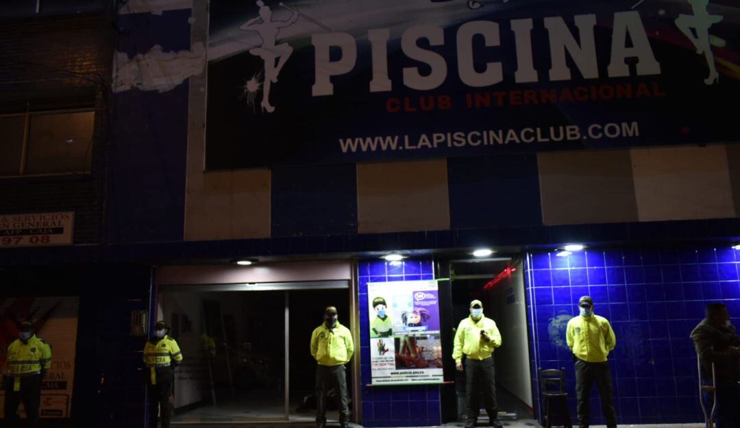 Sellado el Club La Piscina en el centro de Bogotá por tráfico de drogas 