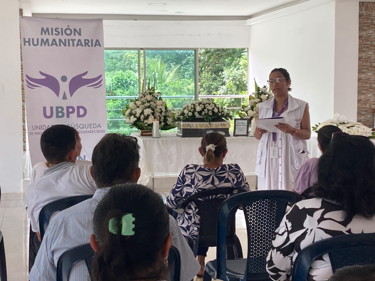 La Unidad de Búsqueda entregó el cuerpo en Chalán, Montes de María, en Sucre. Foto /cortesía UBPD