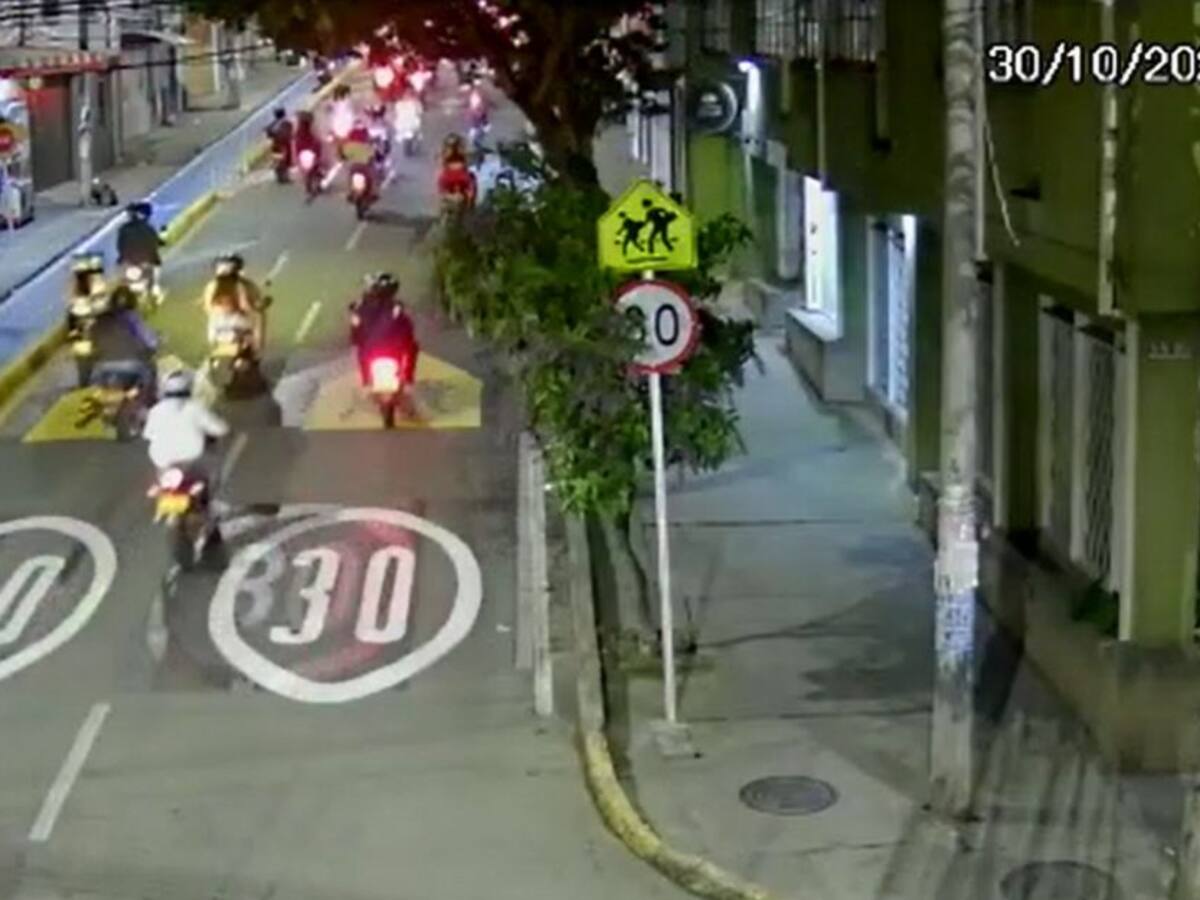 VIDEO: Motociclistas efectuaron caravanas antes de Halloween