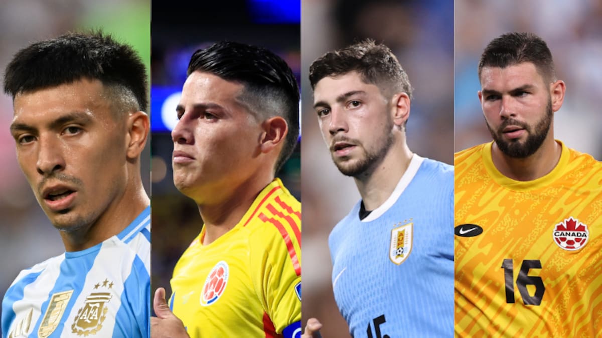 Lista con los mejores jugadores de la Copa América, según datos estadísticos