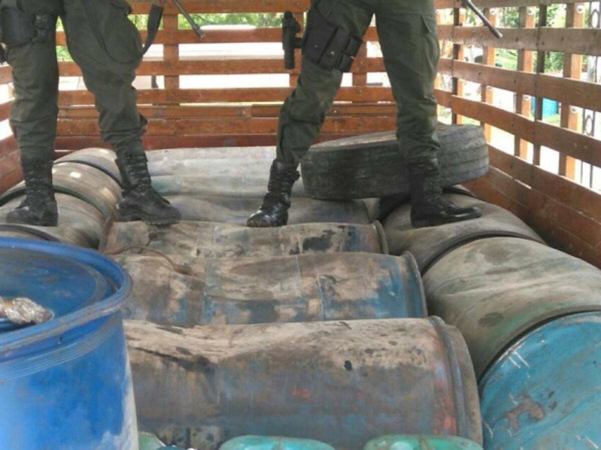 Más de $1.250 millones en combustibles incautados por la Policía en el Cesar