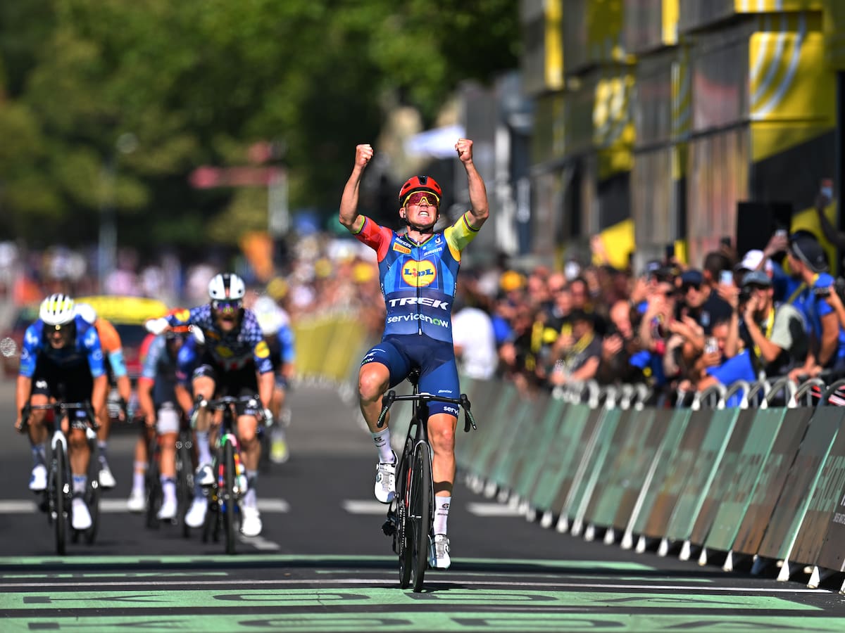 Mads Pedersen ganó la etapa 4 del Tour de Francia 2026; Torstein Træen es el líder de la general