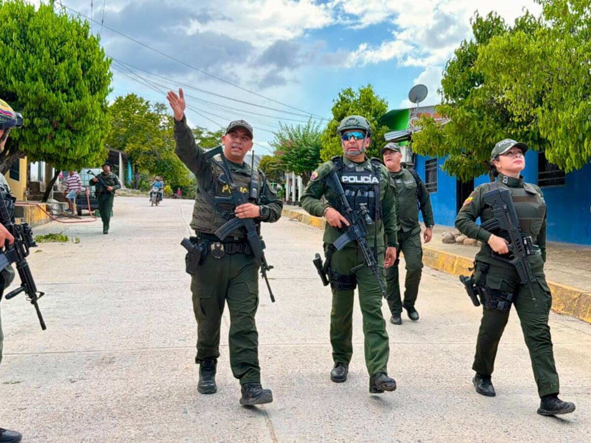 Director de la policía llegó hasta Norosí luego de ataque con drones en la estación