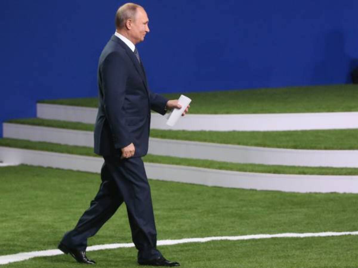 Con poco apoyo de líderes occidentales, Putin inaugura el Mundial