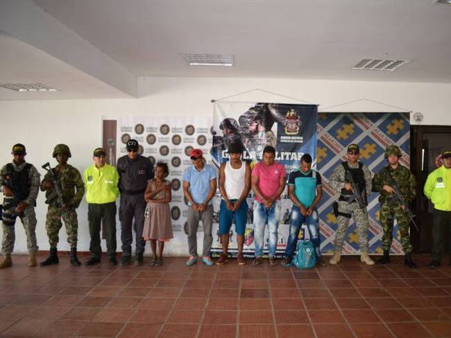 Cárcel para cinco presuntos integrantes del Clan del Golfo en Bolívar