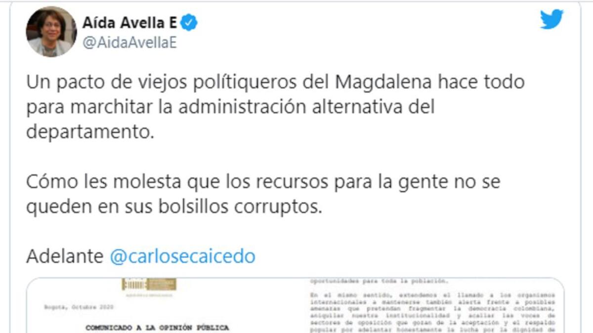 Bancada alternativa del Congreso rechaza el supuesto 'Pacto de Ciénaga'
