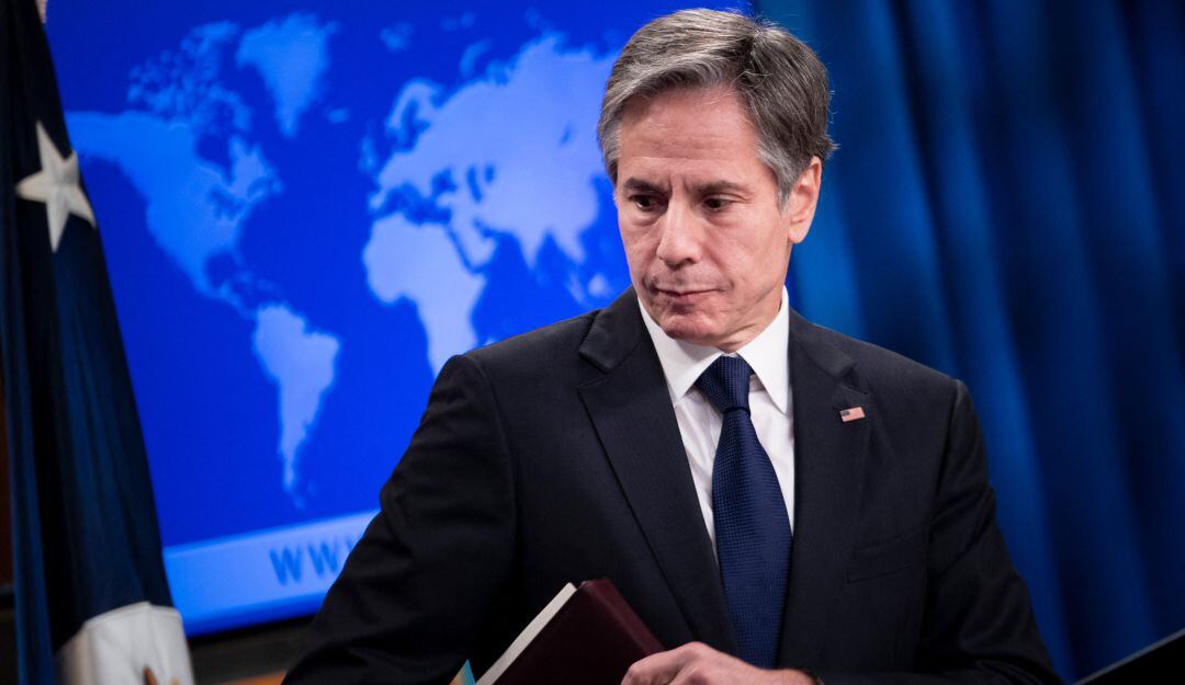 El secretario de Estado Antony Blinken