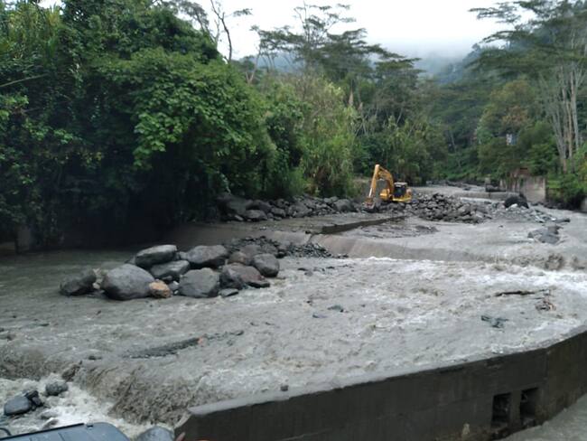 Bocatoma del río Combeima de Ibagué