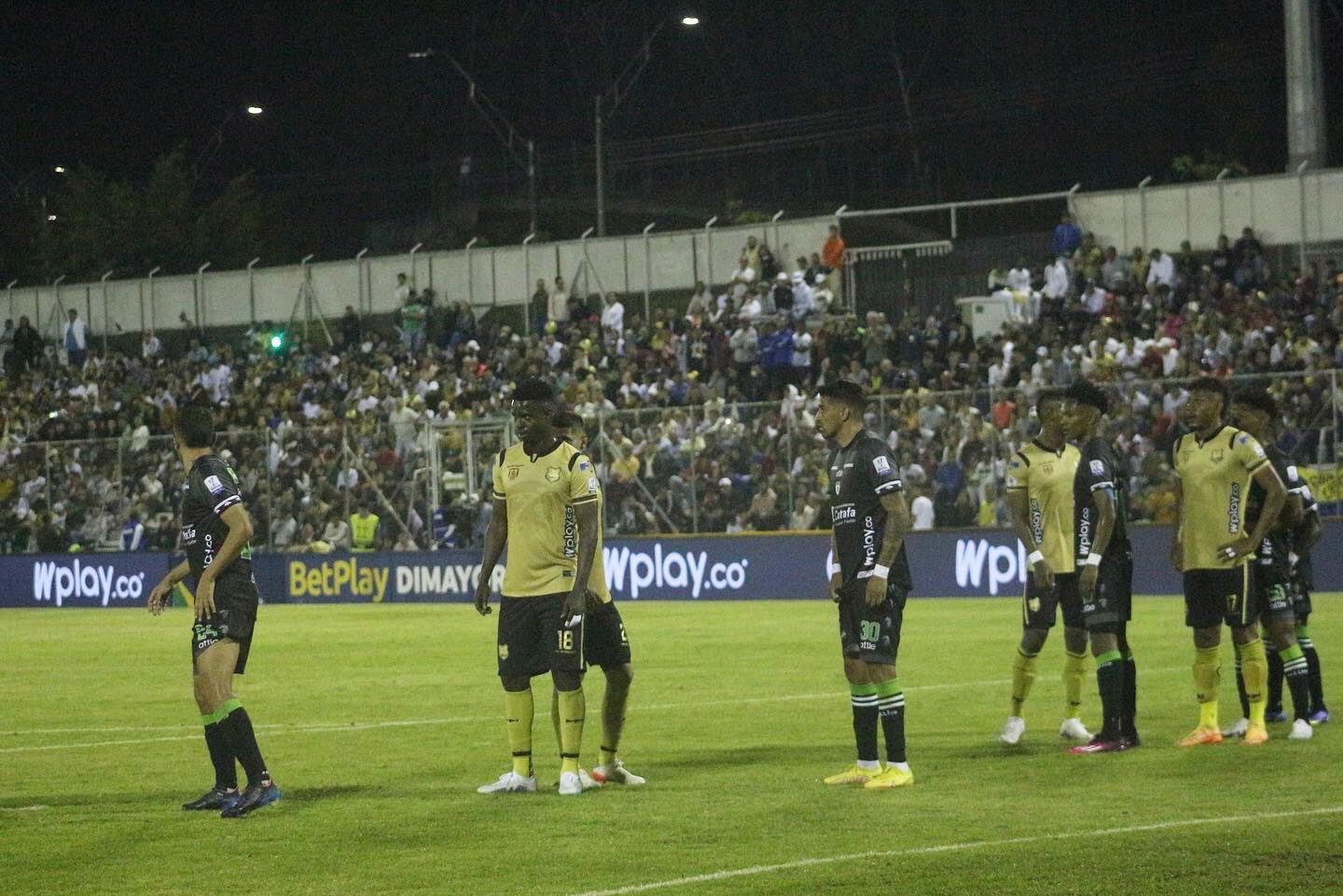 Águilas Doradas y La Equidad en Liga / Twitter: @AguilasDoradas