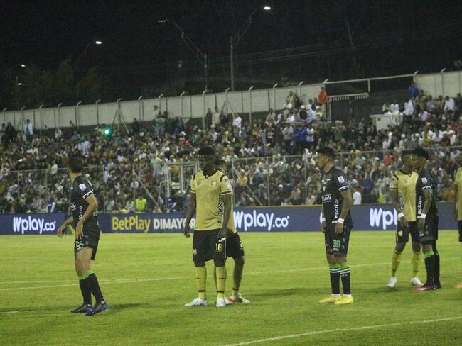 Águilas Doradas y La Equidad empataron 1-1 / Twitter: @AguilasDoradas