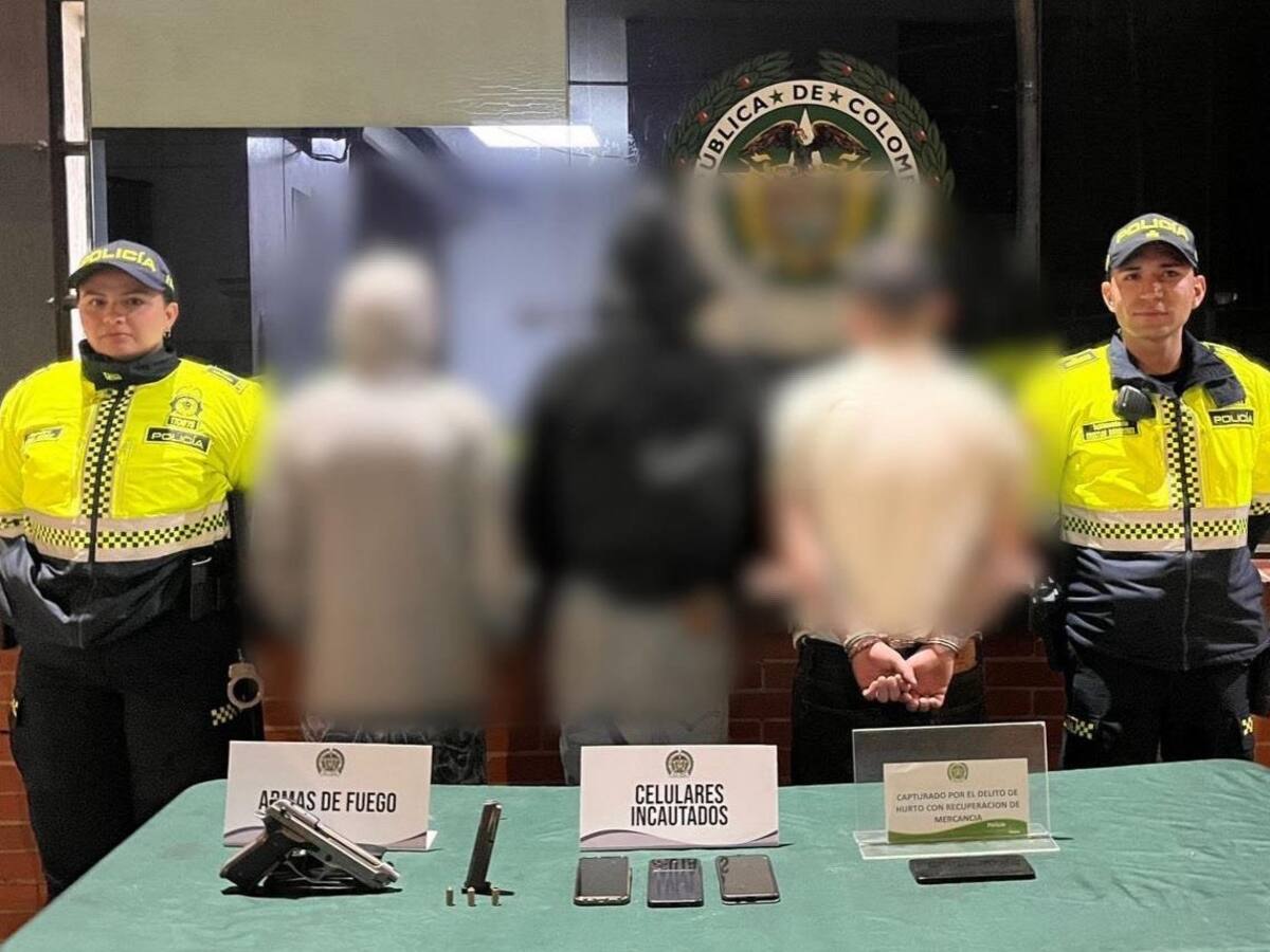 Capturan a un hombre y aprehenden a dos menores tras robar restaurante en el sur de Bogotá