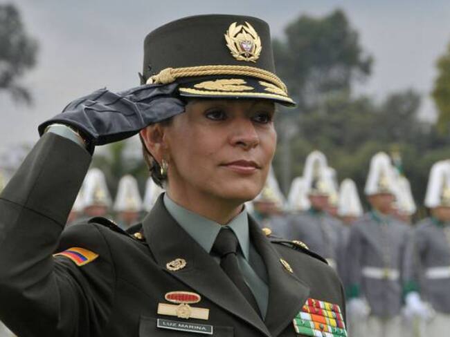 General Luz Marina Bustos, subdirectora de la Policía Nacional, pidió la baja