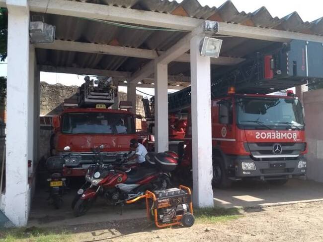 Comando de bomberos de Cartagena, sin energía hace dos semanas