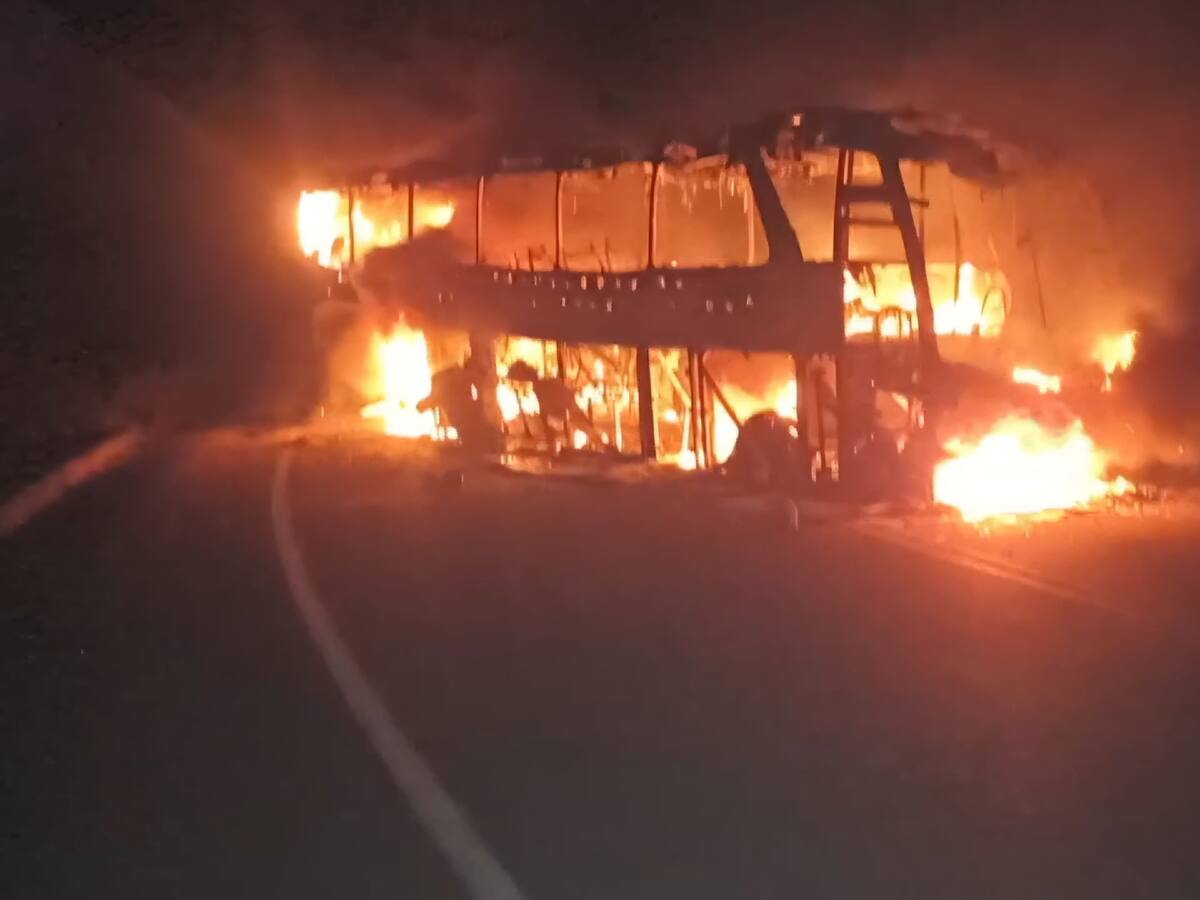 Ilesos quedaron pasajeros y conductores de buses atacados en la Panamericana en Cauca