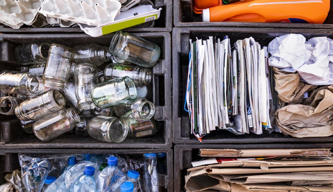 La organización y distribución del material reciclaje se hace desde casa.