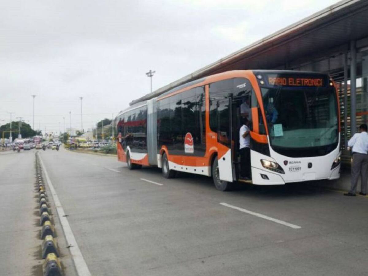 Transcaribe rechazó incidente ocurrido en mercado de Bazurto