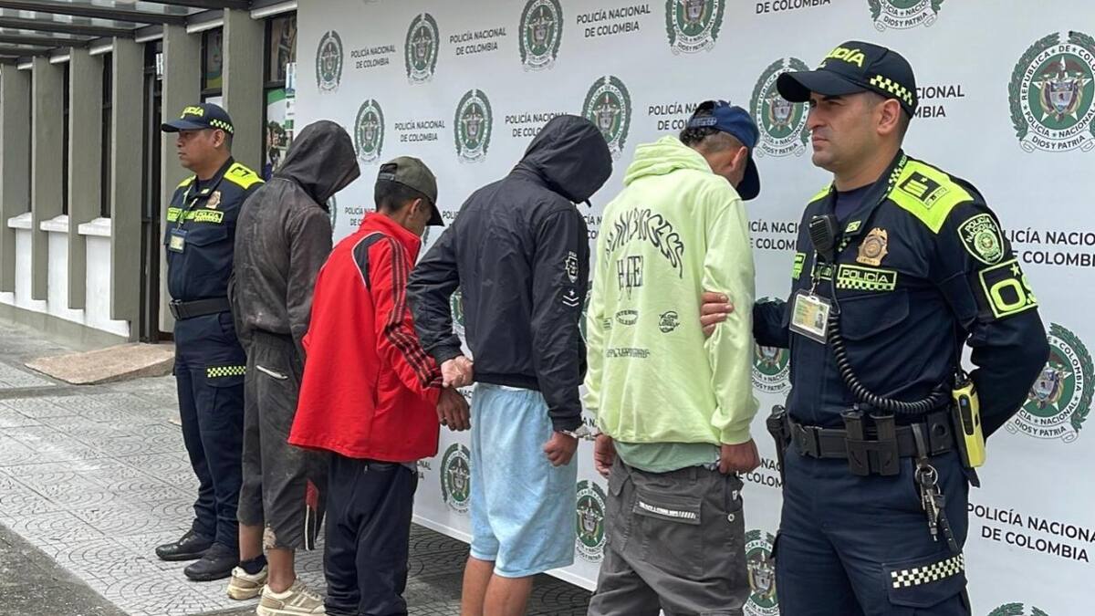 Capturan a cuatro personas que estarían relacionadas con hurto a comercios en Manizales