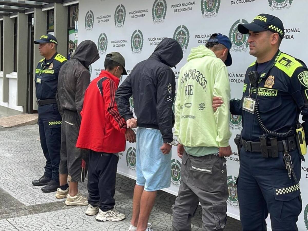 Capturan a cuatro personas que estarían relacionadas con hurto a comercios en Manizales