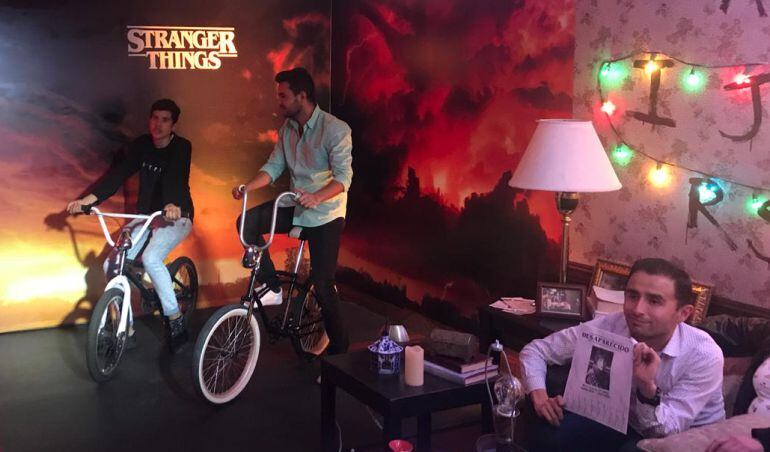 Espacio dedicado a Stranger Things en Casa Netflix.