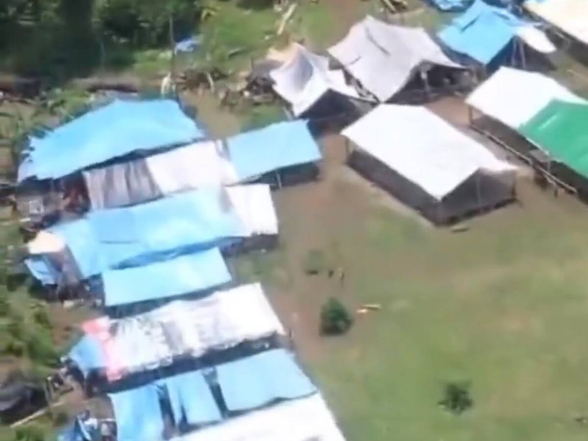 Hallaron un campamento clandestino de migrantes en la selva del Darién