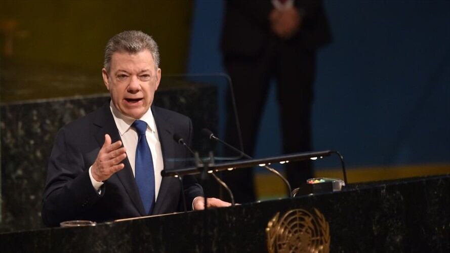 Previo a su regreso a Colombia, el presidente Juan Manuel Santos realizará una parada en Miami . Foto: Getty Images
