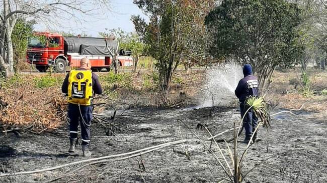 Las faldas de la Popa, Olaya Herrera y Mamonal fueron los lugares más afectados con los incendios de cobertura vegetal