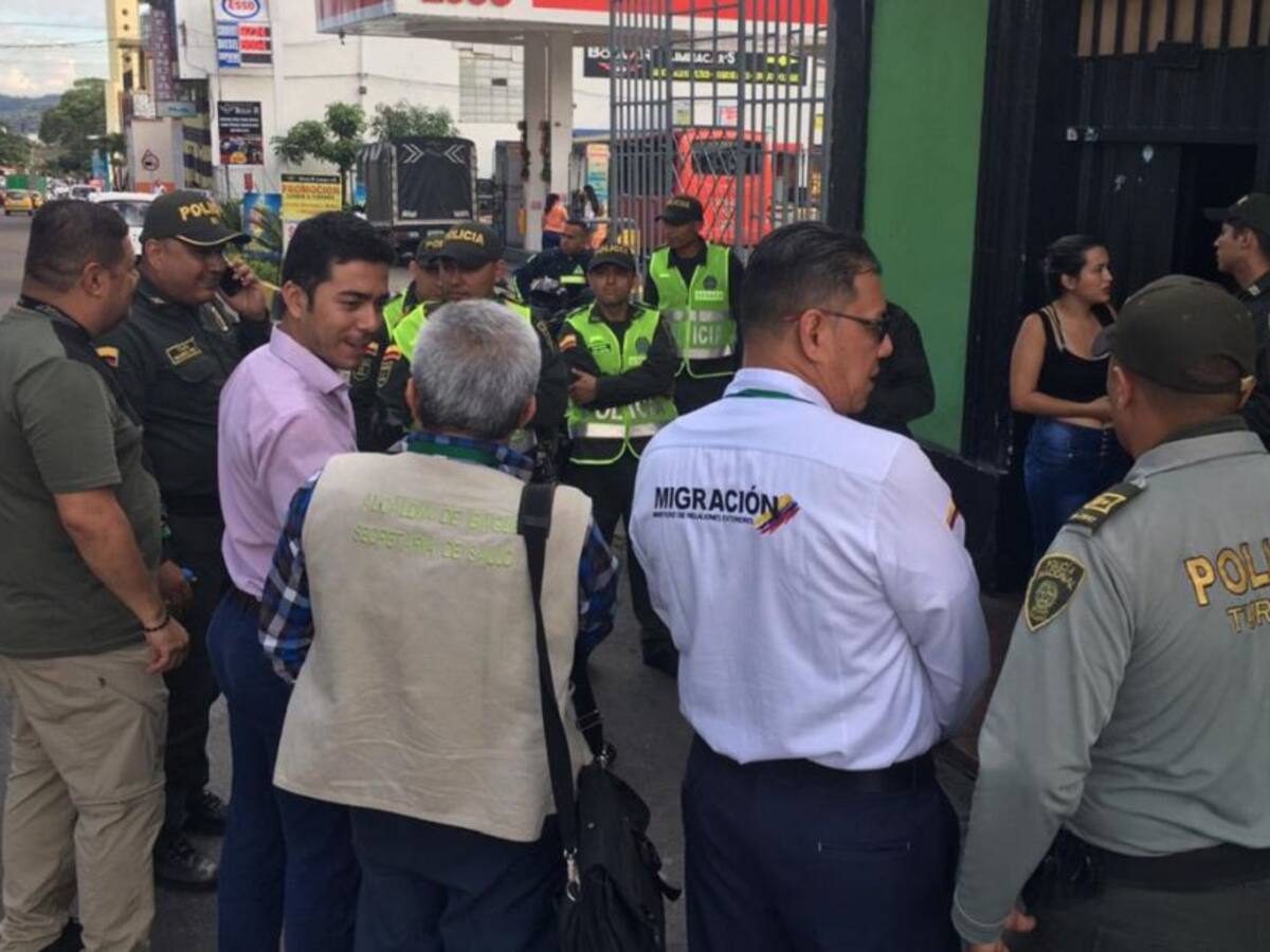 Operativo en el parque Galarza de Ibagué