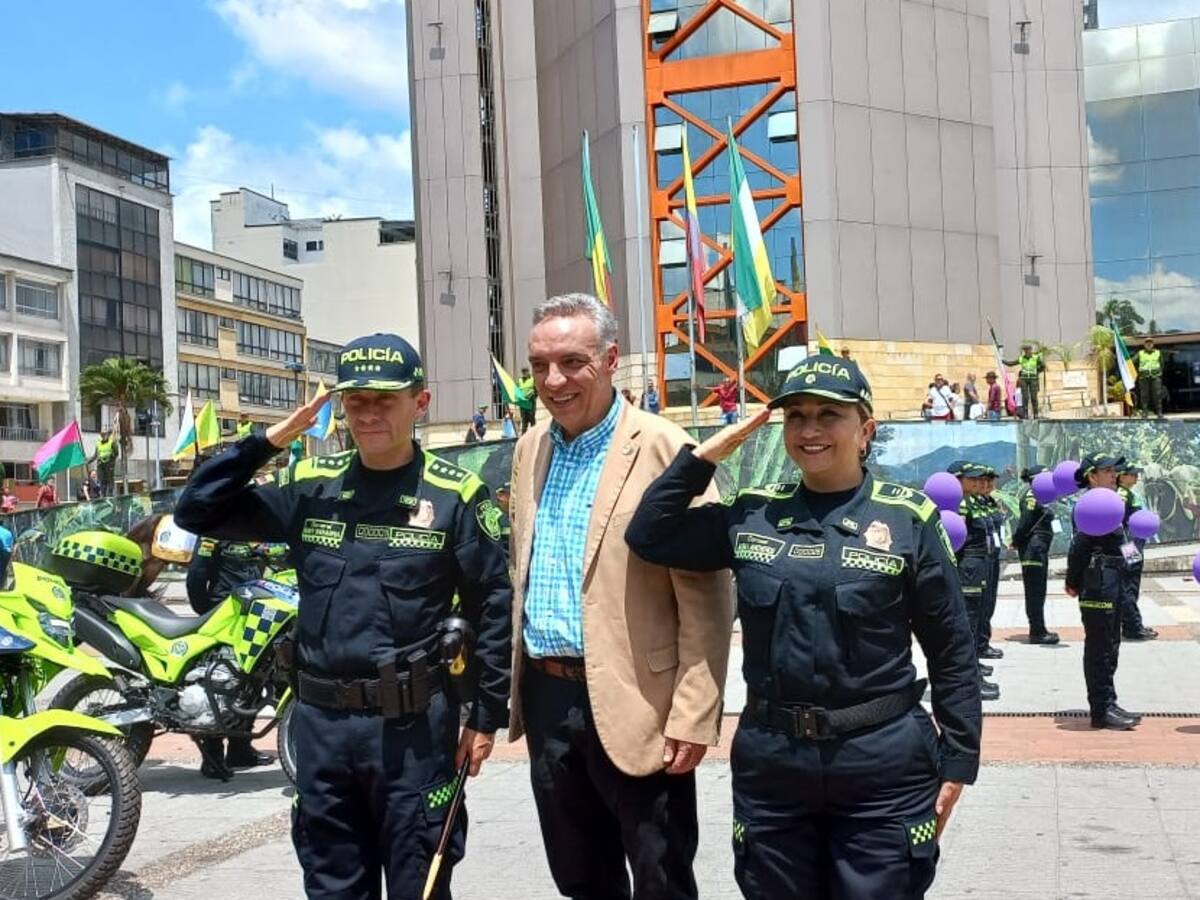 Director nacional de la Policía, general Henry Sanabria