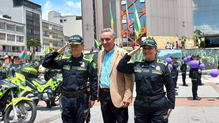 Director nacional de la Policía, general Henry Sanabria